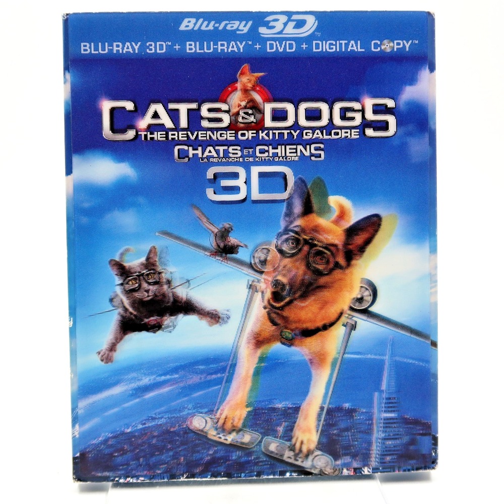 Cats & Dogs: The Revenge of Kitty Galore (Blu-ray 3D/Blu-ray/DVD, 2010)